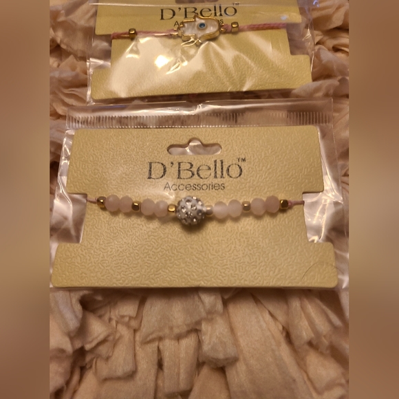 Three brand NWT D'Bello Accessories bracelets - Picture 3 of 8